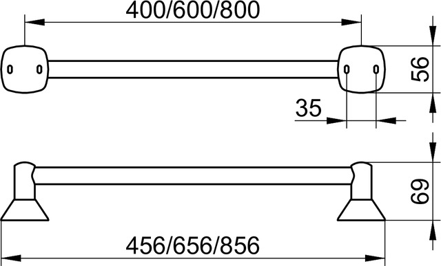 02701010400 Полотенцедержатель KEUCO City.2 - Вид №2