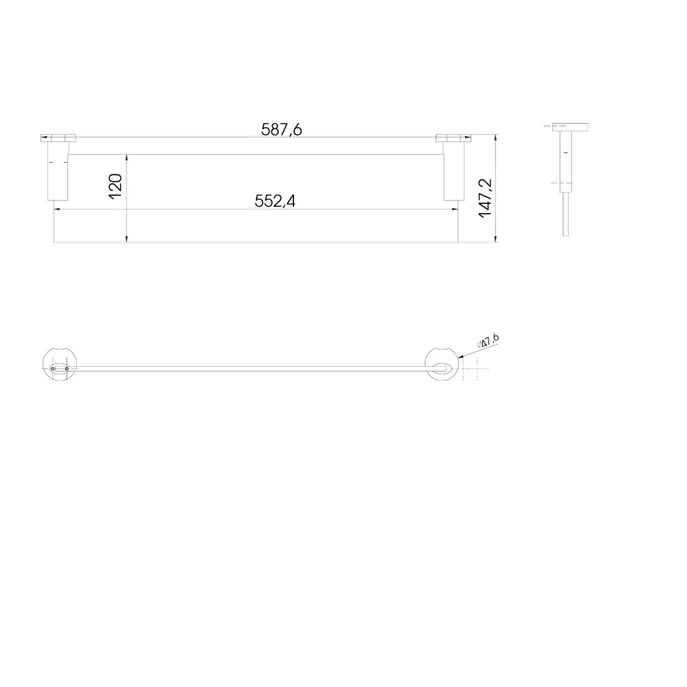 R53911 Полка стеклянная Raiber  - Вид №1