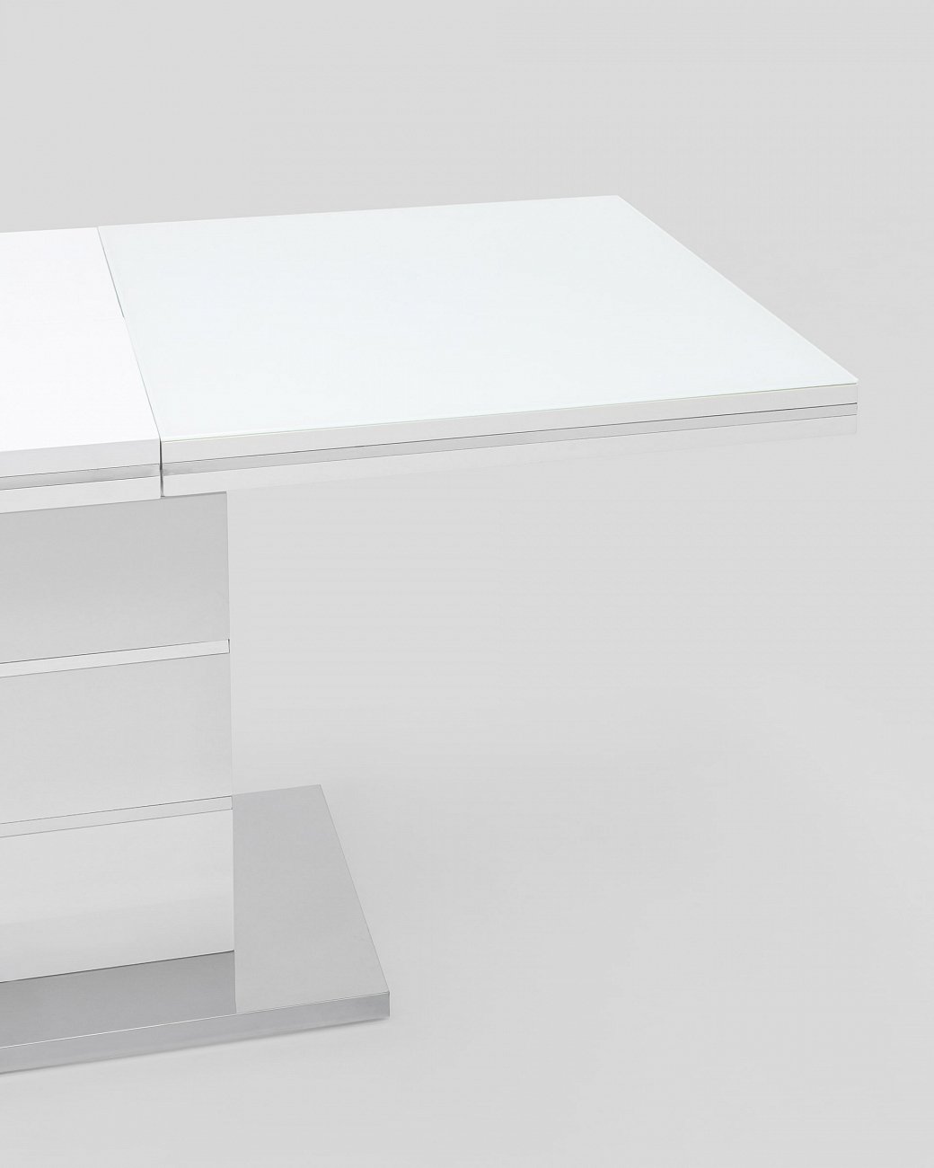 Стол обеденный раздвижной белый 140-170 см "Глазго" STOOL GROUP  00-3958843 Белый  - Вид №6