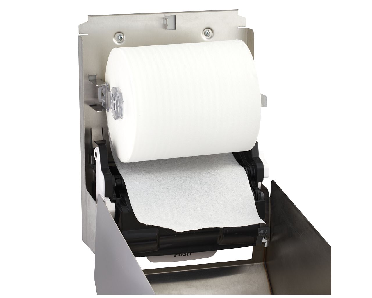 CSM573 STELLA Anti-FingerPrint AUTOMATIC MAXI автоматический бесконтактный диспенсер для бумажных полотенец в рулонах, матовая сталь с покрытием AFP Merida  - Вид №5