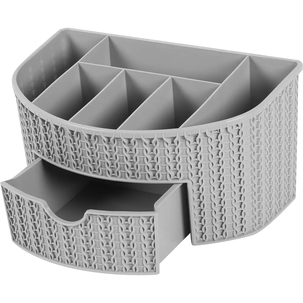 Органайзер для ванной комнаты «Вязание» цвет серый Santreyd STLM-2186741 - Вид №3