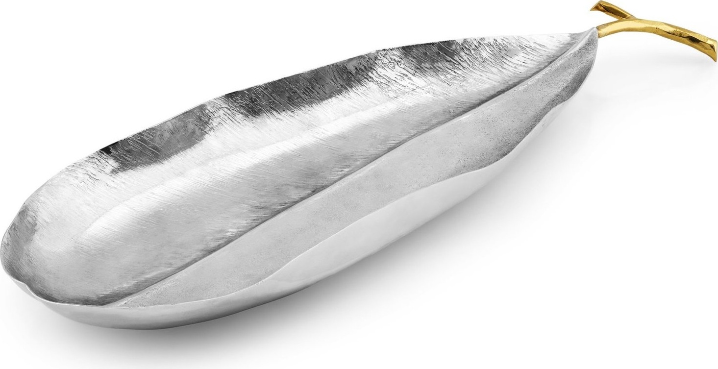 10650241 Michael Aram Чаша-лист Michael Aram Чампа. Сады Лоди 46см, сталь нержавеющая Сталь нержавеющая 