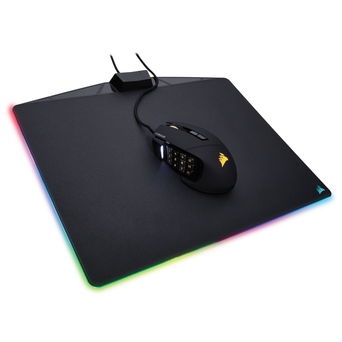 CH-9440020-EU Коврик игровой gaming™ mm800 rgb polaris mouse pad (400mm x 340mm x 35mm) Corsair Santreyd  - Вид №5