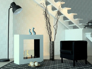 Отдельно стоящий камин на биоэтаноле