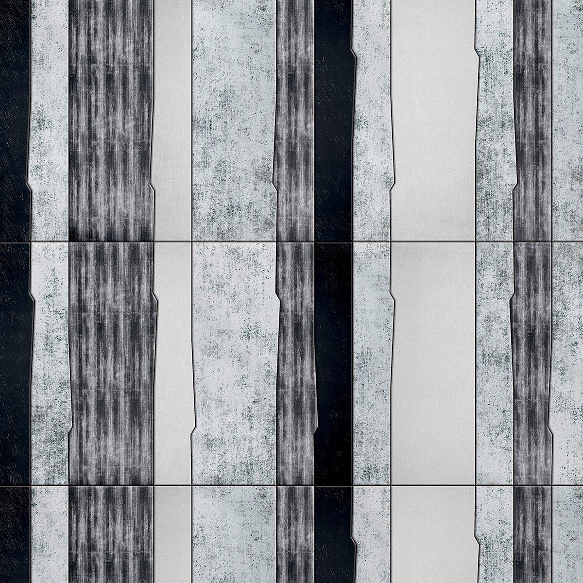 SICIS Bucolico Black Tela Grey Vetrite Tile sun-id-1991306 - Вид №4