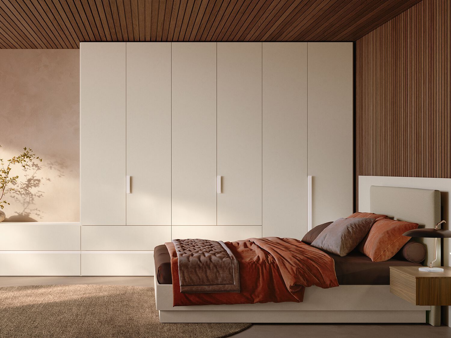 Встроенный шкаф с копланарными дверями Zalf Alterna ARCH-00039391