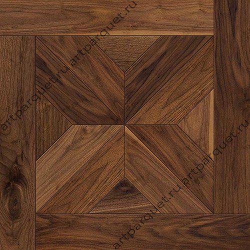 Модульный паркет Kochanelli Верона Орех американский Натур (Гладкая) 470х470 мм 1100600011