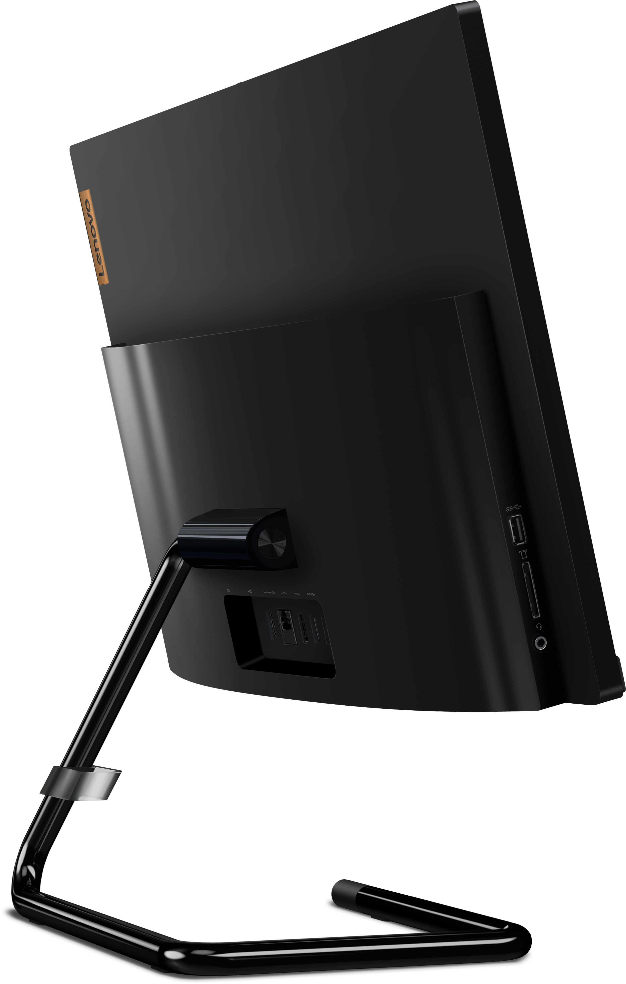F0EX0002RK ideacentre aio 3 22ada05 21.5"(1920x1080)/amd ryzen 3 3250u(2.6ghz)/4096mb/1000gb/dvdrw/int:amd radeon/bt/wifi/war 1y/5.28kg/black/dos + клавиатура, мышь usb Lenovo Santreyd  - Вид №7
