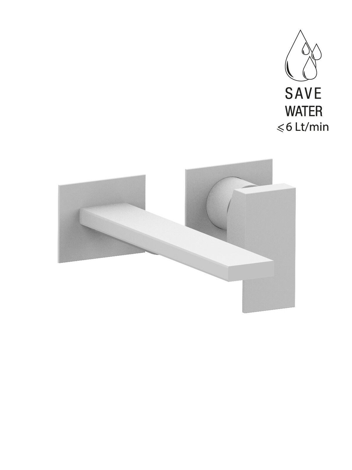 Настенный смеситель для раковины с ограничителем расхода Rubinetterie Frattini Vita Due ARCH-00078238 - Вид №46