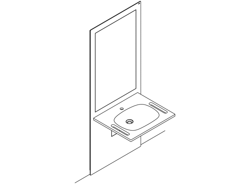 S50.01.302010 Туалетный модуль HEWI S 50 Module  - Вид №3