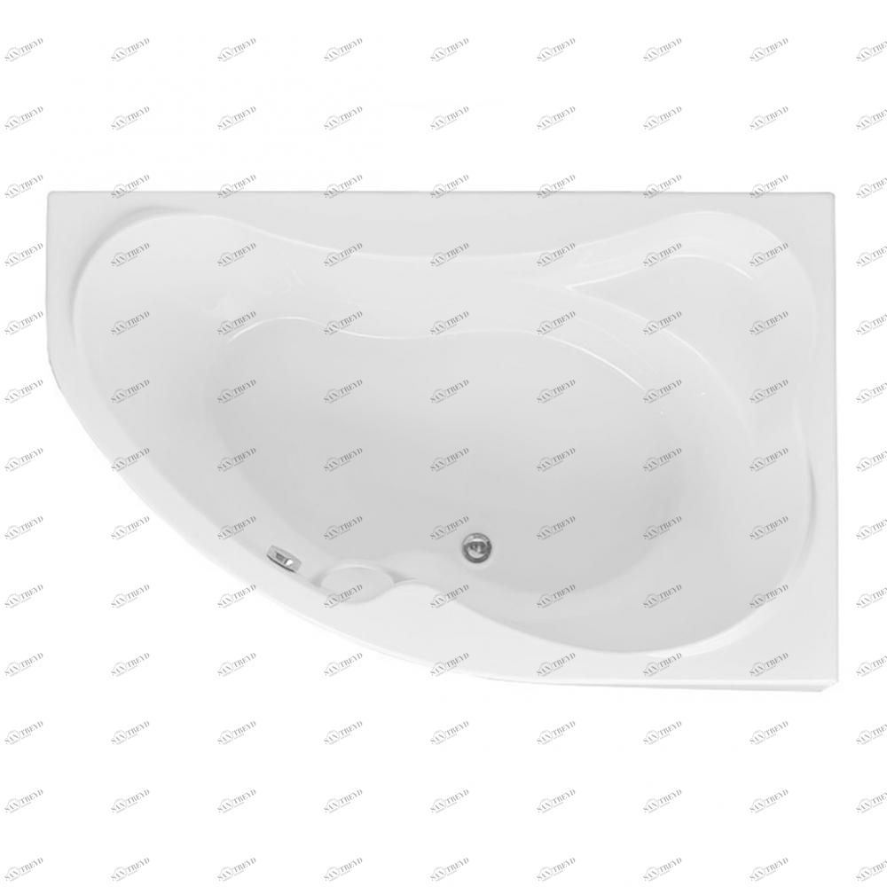 Акриловая ванна Aquanet Capri 170x110 R 00155536