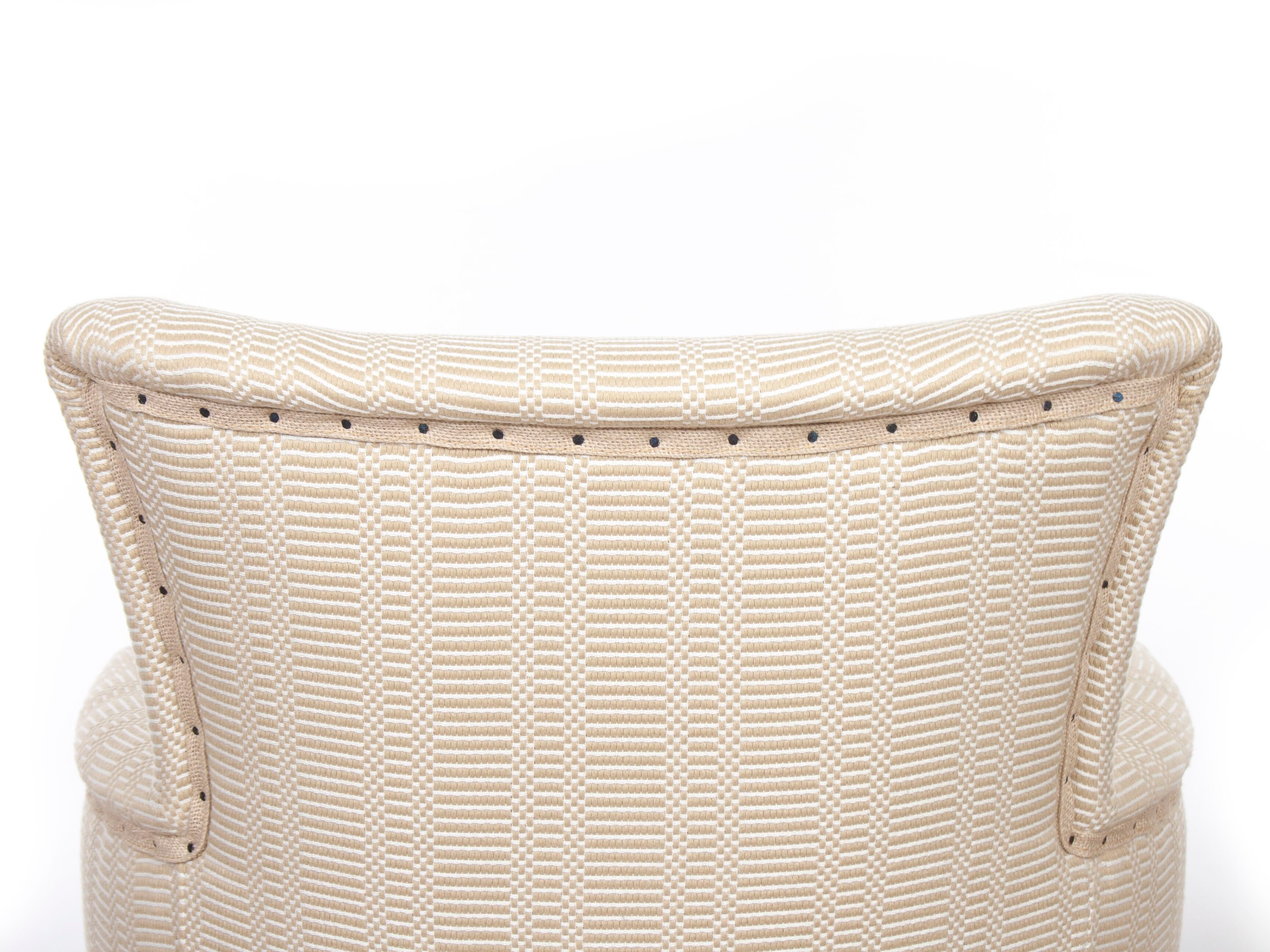 Тканевый стул с открытой спинкой и подлокотниками CREARTE COLLECTIONS BOILER CONTEMPORAIN ARCH-00049326 - Вид №5