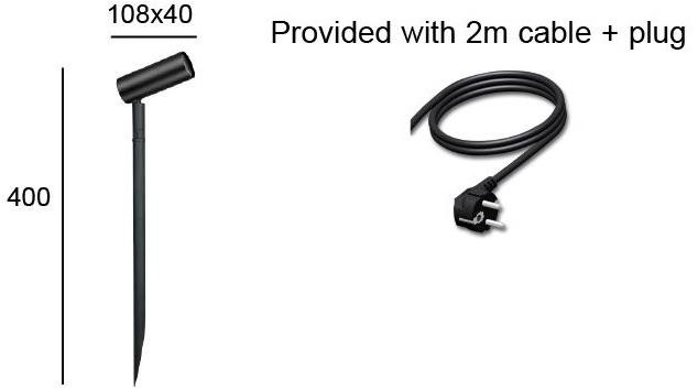 Terzo Light Регулируемый алюминиевый светодиодный проектор для улицы  V4176300  - Вид №2