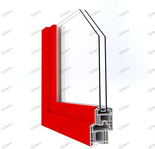 ALPHACAN Алюминиевое окно с термическим разделением и двойным остеклением sun-id-1447910