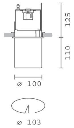 iGuzzini Встраиваемый потолочный светильник из стекла и алюминия Cup sun-id-1441953 - Вид №3