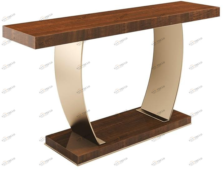 Capital Collection Прямоугольная консоль из стали и дерева sun-id-1448378