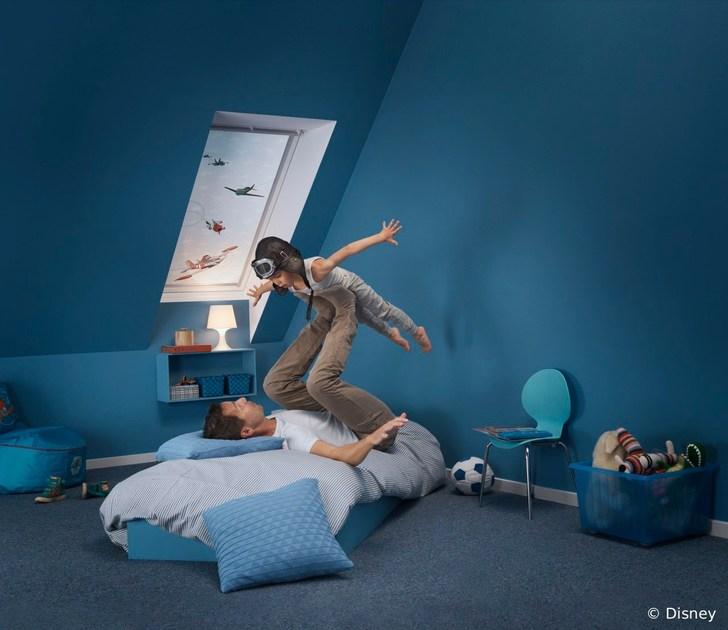 Velux Тканевая шторка на мансардное окно Disney & velux dream 4621  - Вид №1