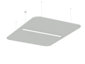Рециркулированный любимчик Dimmable акустический подвесной светильник