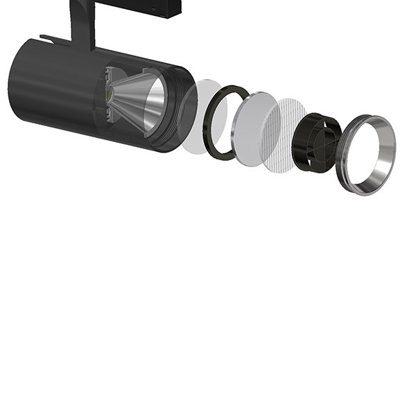 Point EVO 0A Ghidini Point Evo Track Adapter .01 Белый (Матовый)  - Вид №4