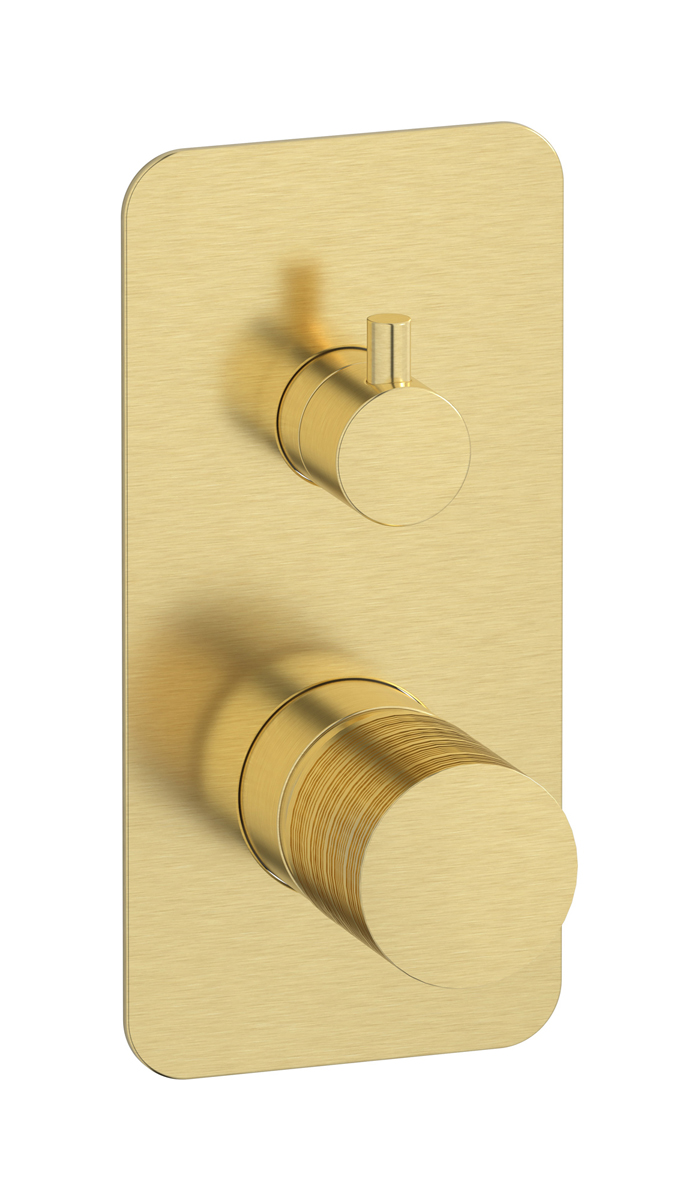 Внешние части встроенного в стену смесителя на 3 потребителя WE ARE IB vn310oo Brushed Pale Gold Vinile