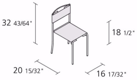 Alias Штабелируемый садовый стул Green sun-id-1463992 - Вид №2