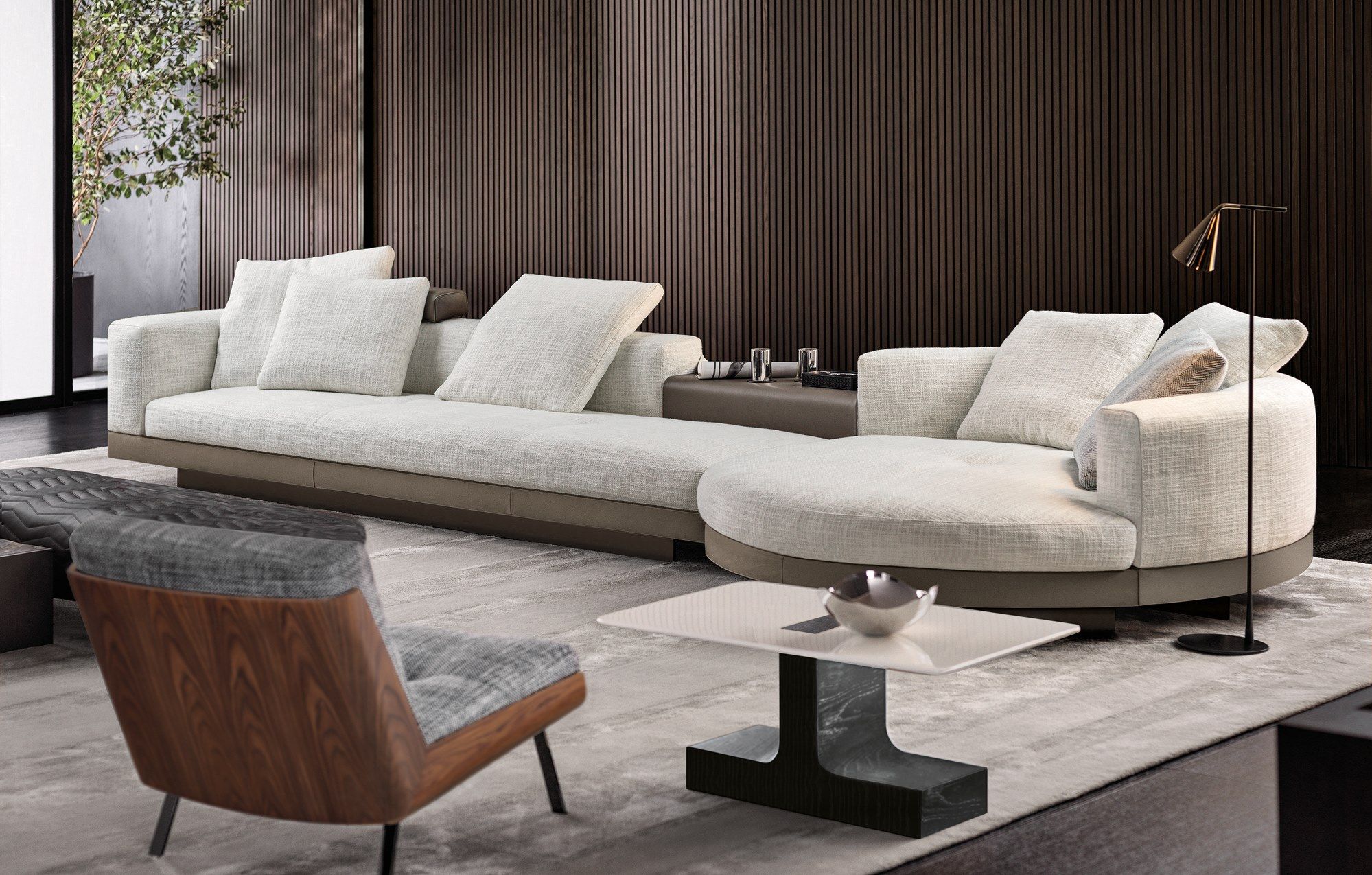 Ткань диван Minotti Коннери ARCH-00140023 - Вид №7