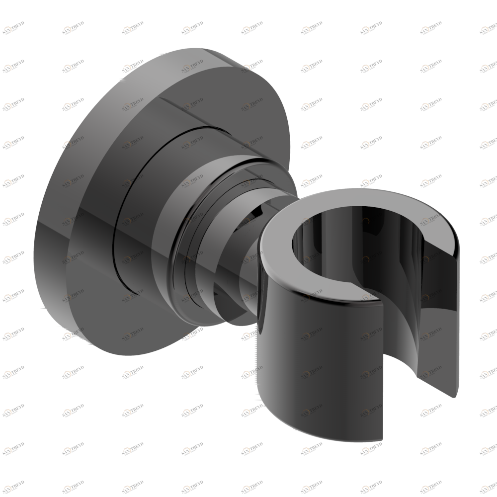 G58-53F Кронштейн стационарный встраиваемый в стену Thg-paris Spirit с рукоятками Matt graphite PVD G58 53F CAT.F