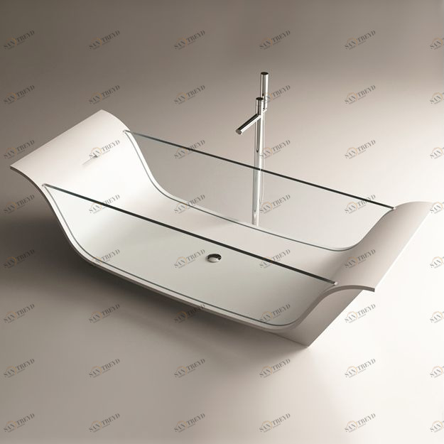 Moma Design Ванна стеклянная 1950x750x555 Chaise Longue Vitre CLV30011950