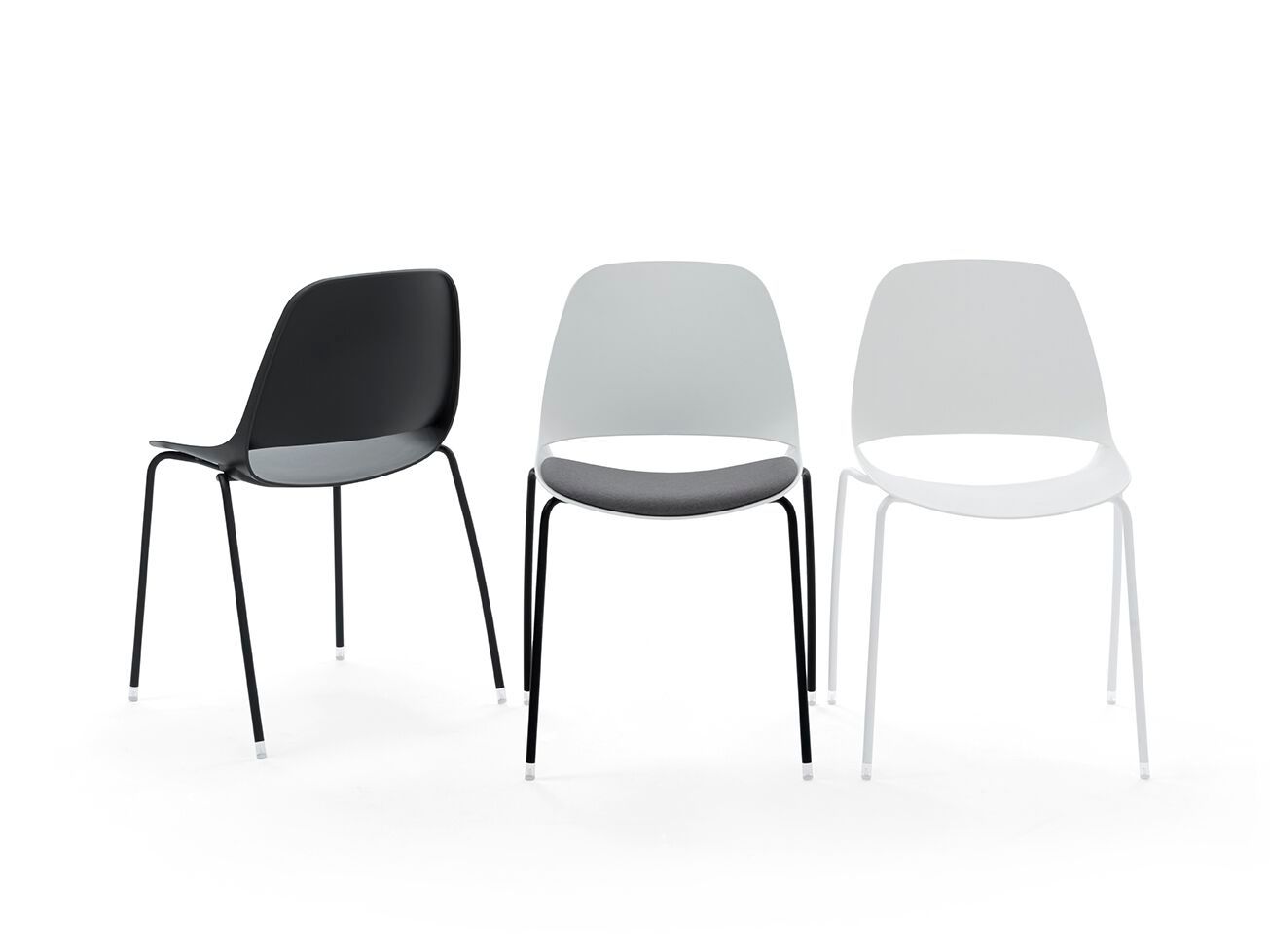 Штабелируемый стул с мягким сиденьем Diemmebi ARCH-00088774 - Вид №1