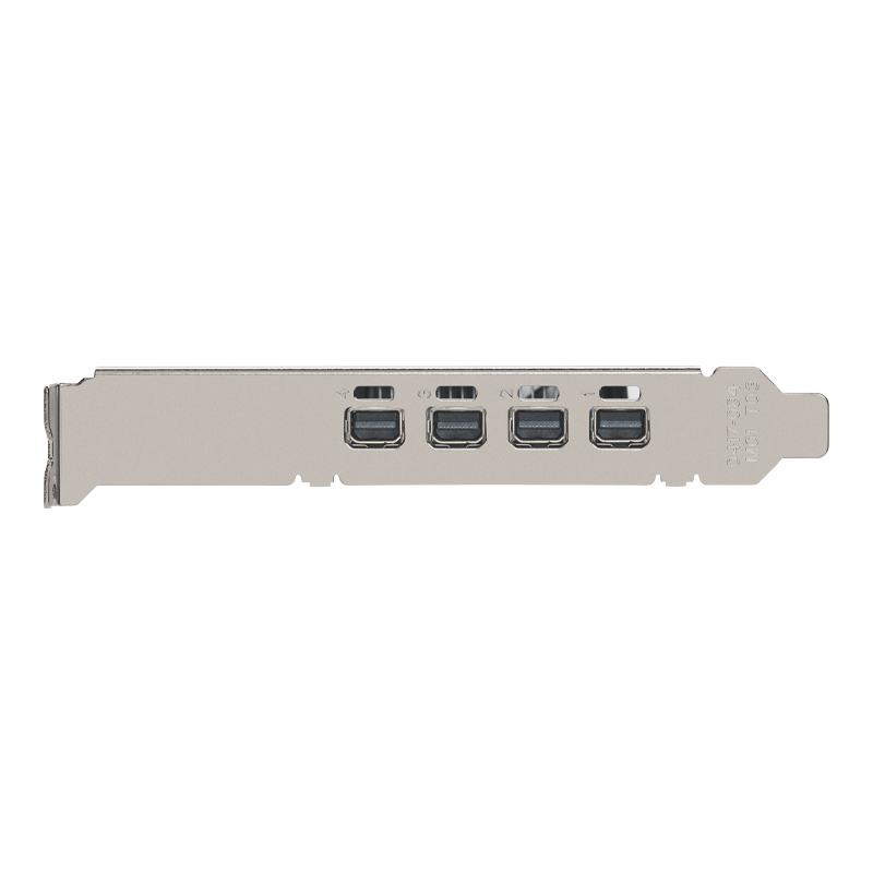 VCQP1000BLK-5 Vga nvidia p1000, 4 gb gddr5/128 bit, pci-express 3.0x16, mini displayportx2 PNY Santreyd  - Вид №3