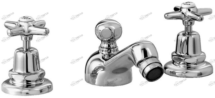 RUBINETTERIE STELLA Смеситель для биде для столешницы на 3 отверстия Italica It00202