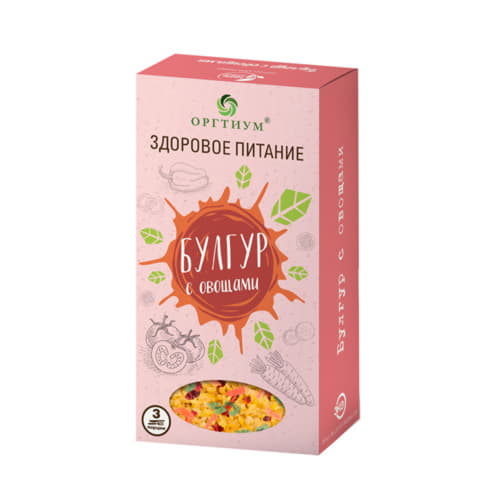 Булгур с овощами Оргтиум 180 г Santreyd 13540 - Вид №1