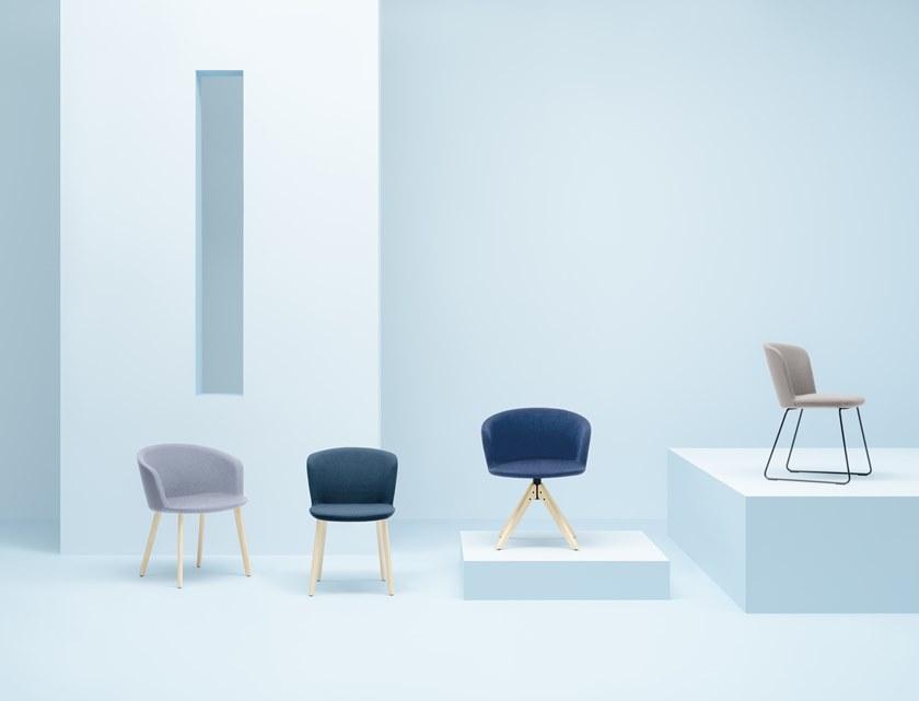 Pedrali Мягкое кресло на жердочке из ткани Nym soft 2847 - Вид №3