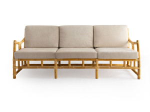 3-местный диван из натурального тростника