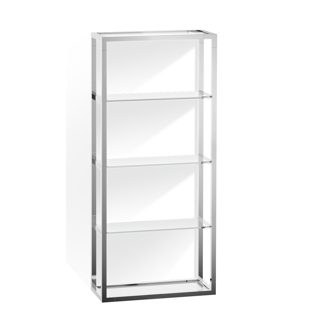 полка ET 8 DECOR WALTHER Хром / Стекло сатинированное 702700  - Вид №1