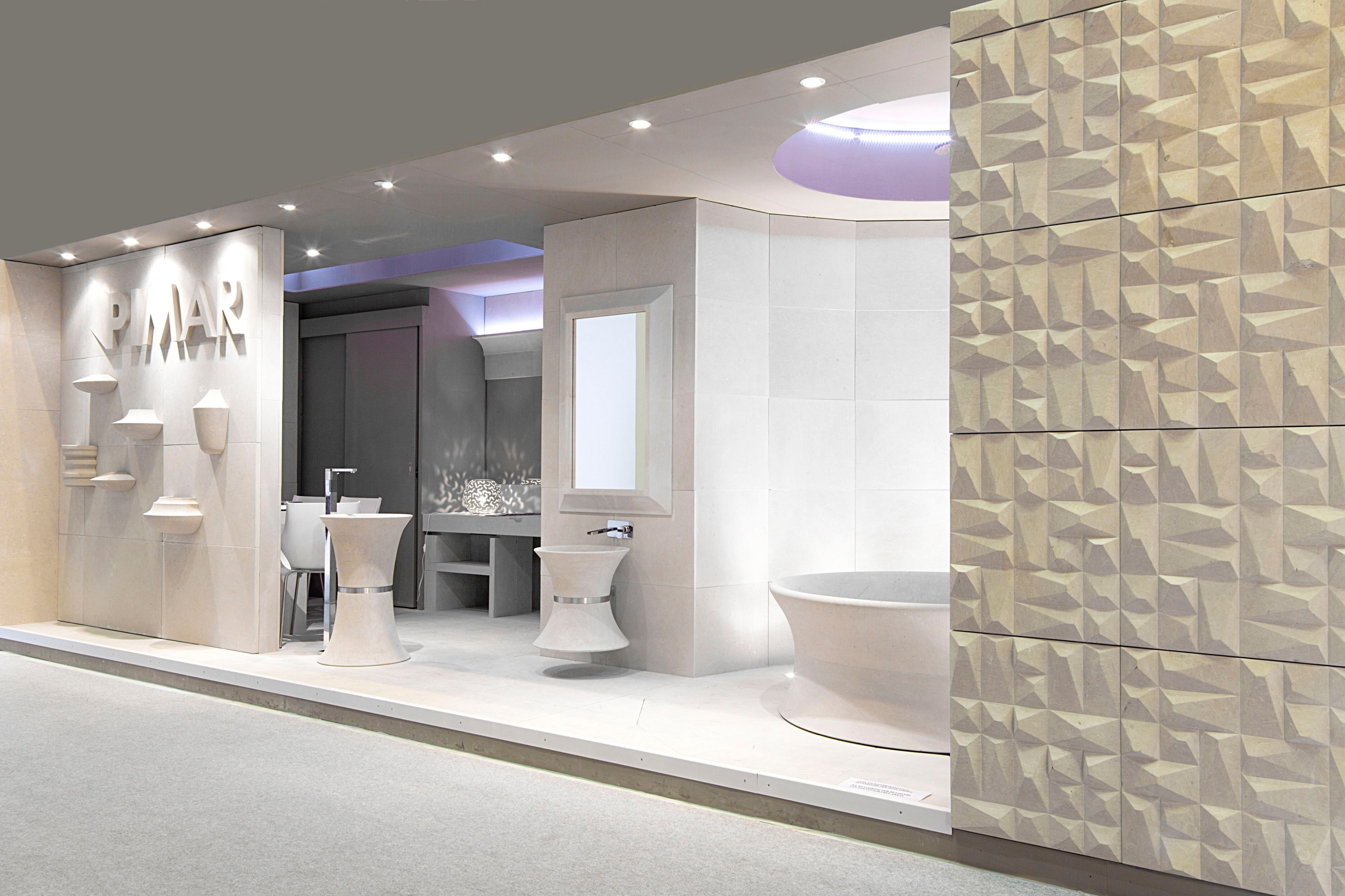 Круглый отдельно стоящий умывальник из камня Лечче PIMAR L5 ARCH-00140280 - Вид №1