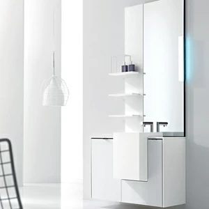 Комбинация ванной комнаты PV06 в отделке Prop 49 Milltek/ лак матов. L41 Bianco MILLDUE PIVOT