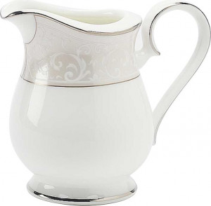 54863 Noritake Молочник Noritake "Монтвейл, платиновый кант" 220мл Фарфор костяной