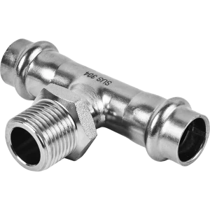 Тройник переходной Rommer 1/2"x15 мм ВПр-НР нержавеющая сталь 88011327 STLM-2073591