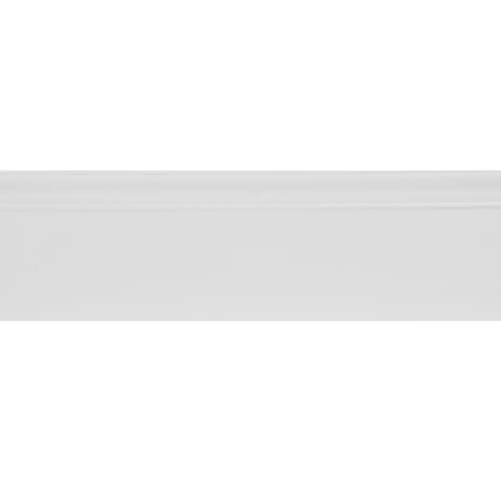 NMC Плинтус напольный белый HDPS 12×1.5×200 см для интерьера 82268273 STLM-0023587 - Вид №1