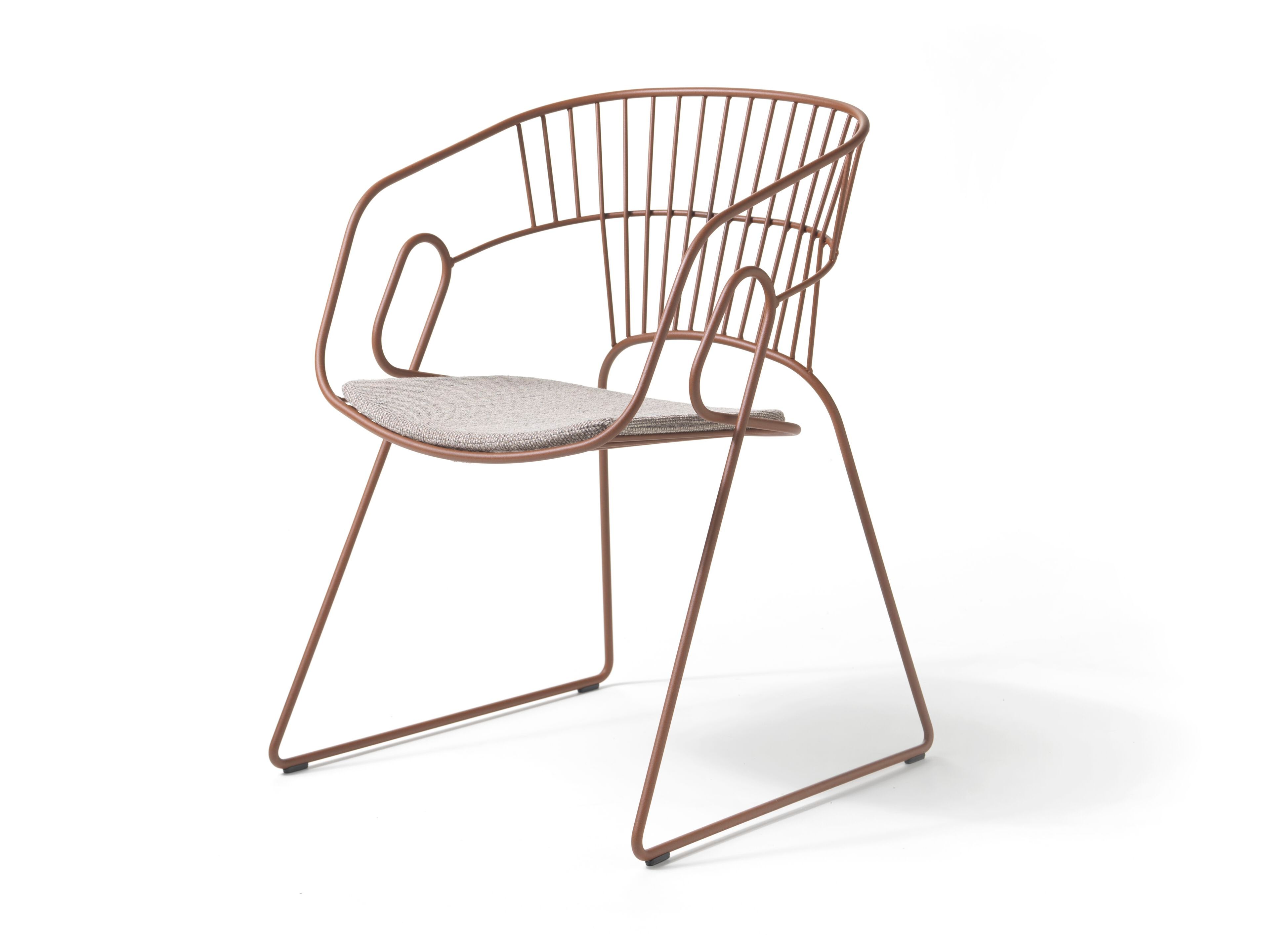 Стальной стул с подушкой сиденья SITIA JAPAN ARCH-00051016