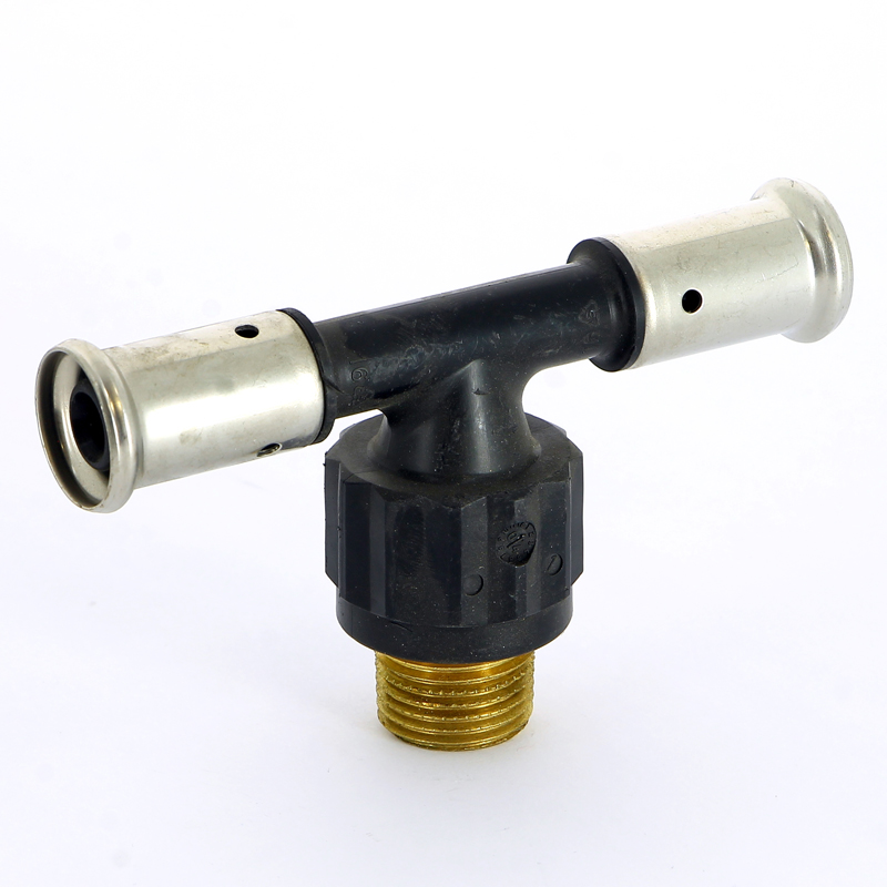 Тройник пресс-Н PVDF HENCO 16x1/2"x16 14PK160416 - Вид №4