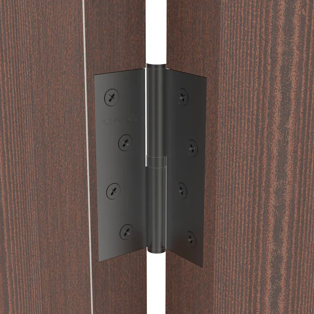 83863764 Петля дверная разъемная правая S100413-GRBL, 100x75 мм сталь цвет чёрный STLM-0045142 Santreyd  - Вид №3