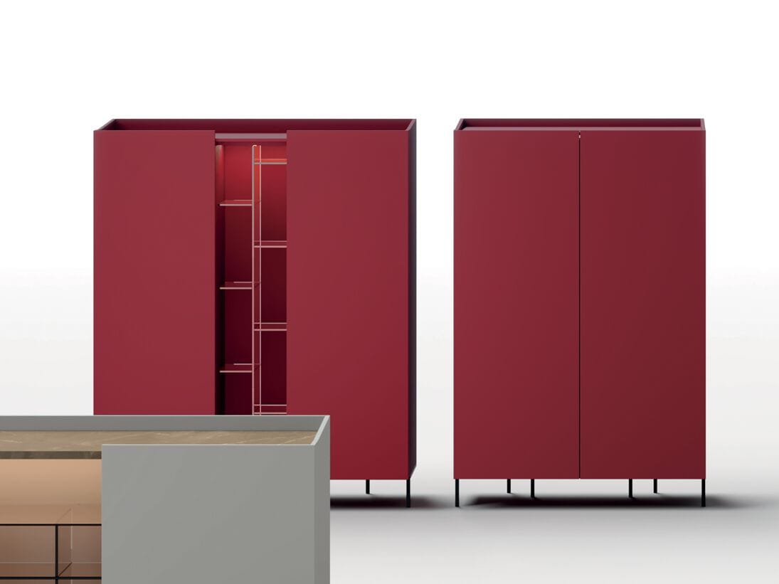 Деревянный шкаф с распашными дверцами Kico Living Complements ARCH-00027416