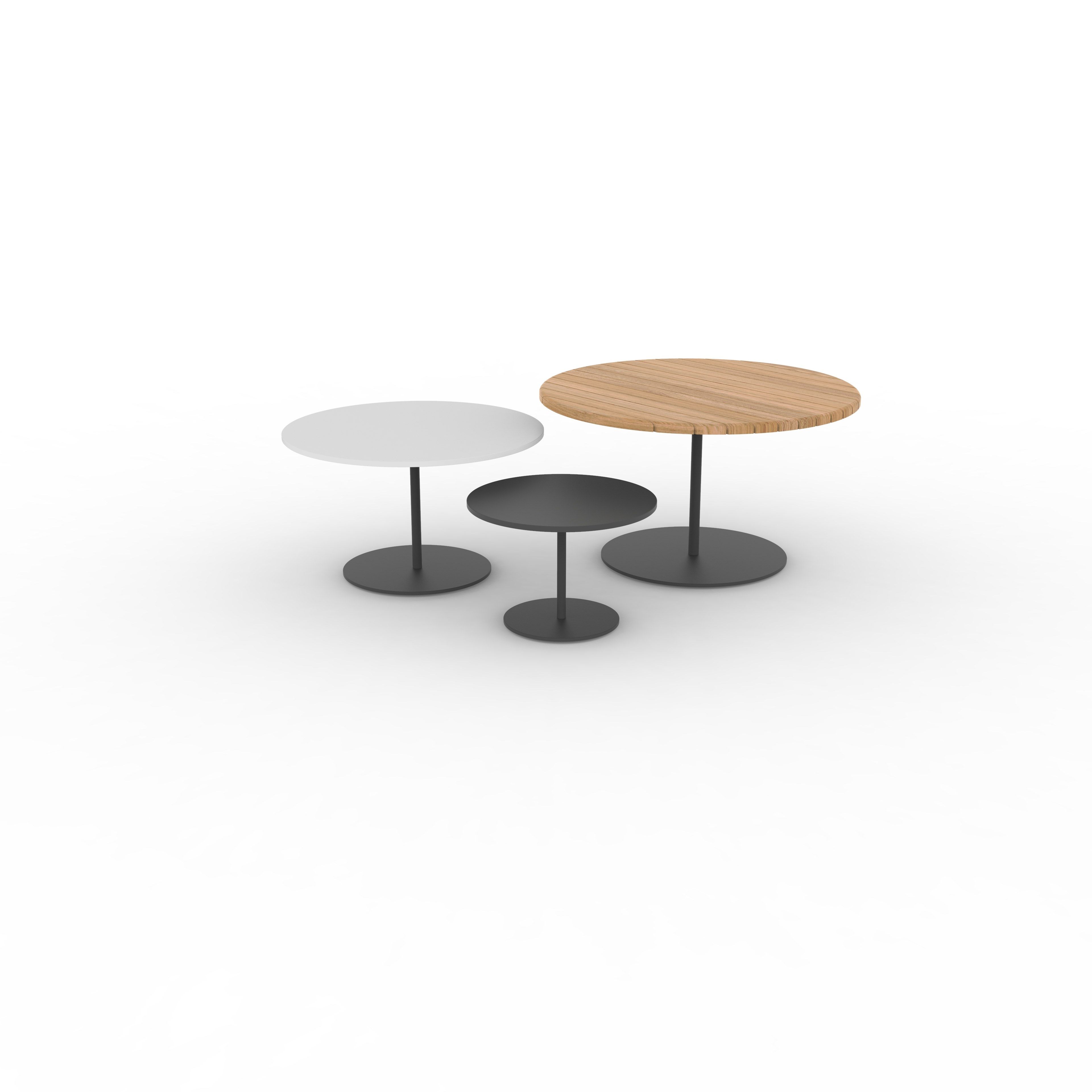 Керамический круглый высокий садовый журнальный столик Royal Botania ARCH-00063500 - Вид №5