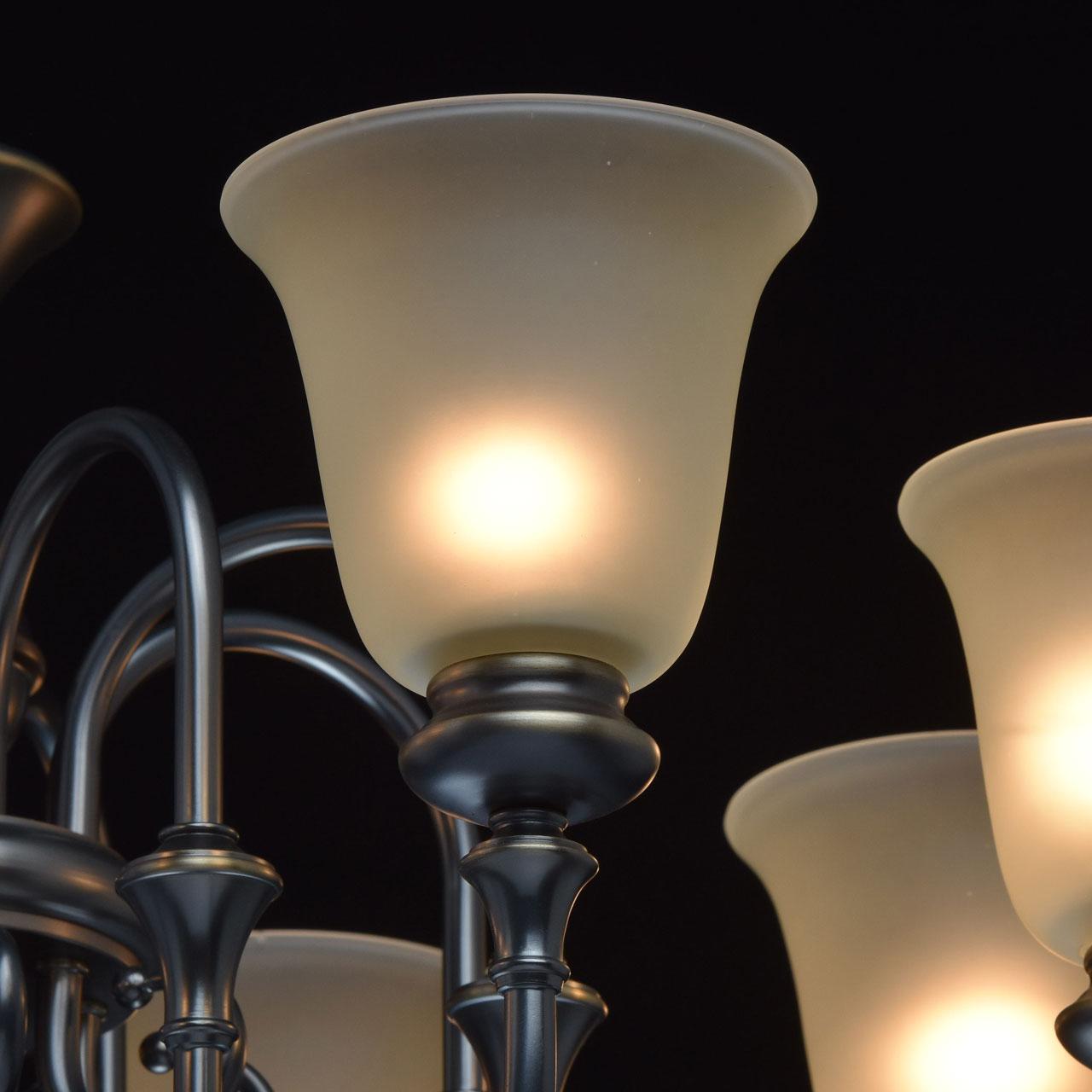 Подвесная люстра MW-Light Даллас 2 102010608 бежевая MW-LIGHT ДИЗАЙНЕРСКИЕ, ДАЛЛАС 187056 Бежевый  - Вид №2
