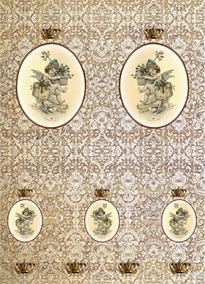 01621 Декупажная карта 30.8 x 44 см "Доставка подарков" Чип-Арт 