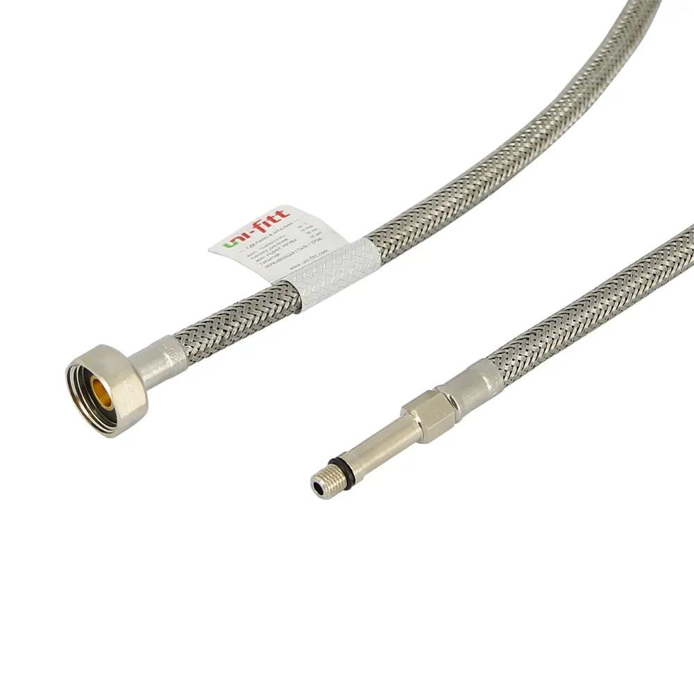 Гибкая подводка UNI-FITT для смесителей 100 см с резьбой 1/2" 86143442 STLM-1573521 - Вид №1