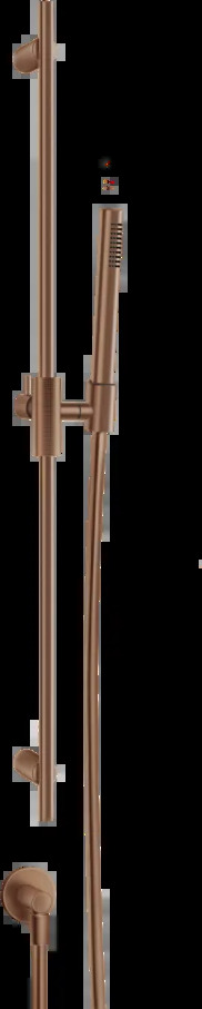 Направляющая скольжения 70442 708 Gessi Habito МЕДНЫЙ МАТОВЫЙ PVD
