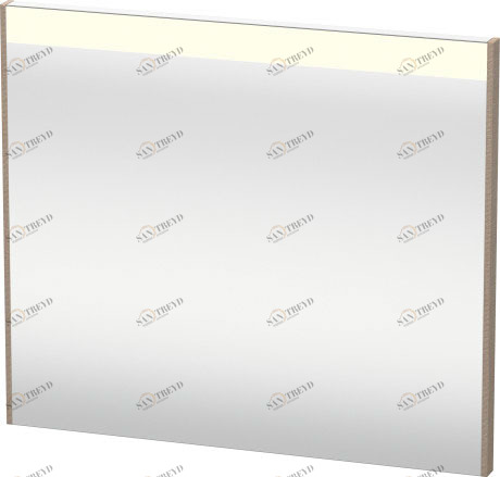 BR700207575 Brioso Зеркало с подсветкой Лен, декор Duravit